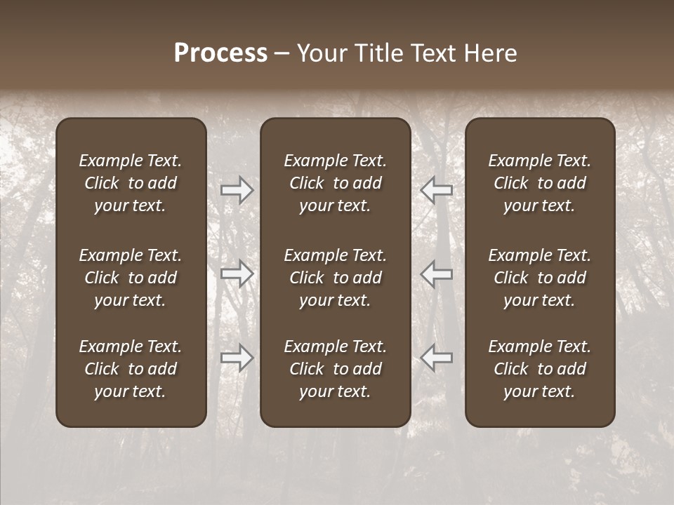 Sepia Country Forest PowerPoint Template
