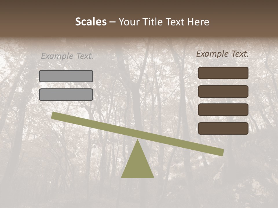 Sepia Country Forest PowerPoint Template