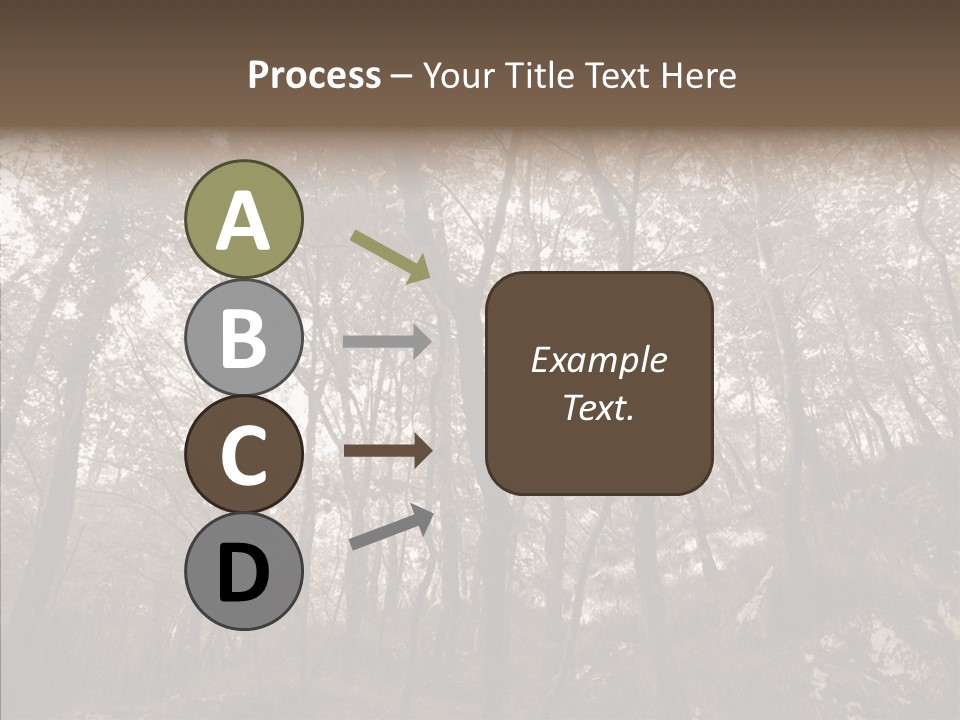 Sepia Country Forest PowerPoint Template