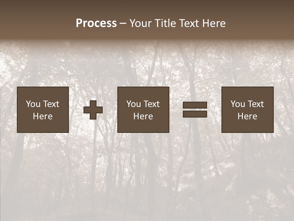 Sepia Country Forest PowerPoint Template