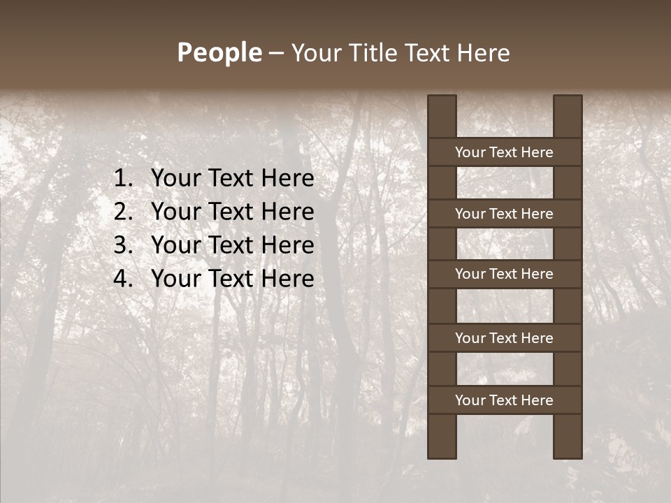 Sepia Country Forest PowerPoint Template