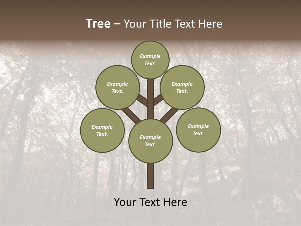 Sepia Country Forest PowerPoint Template