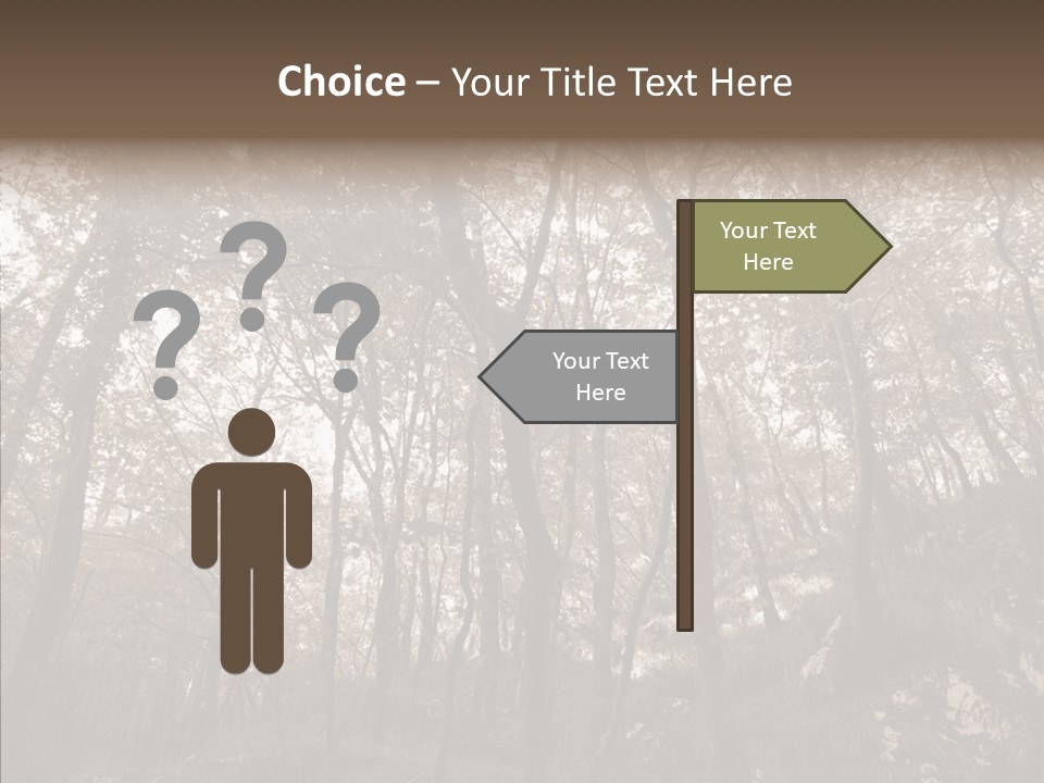 Sepia Country Forest PowerPoint Template