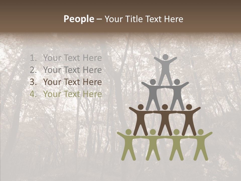 Sepia Country Forest PowerPoint Template