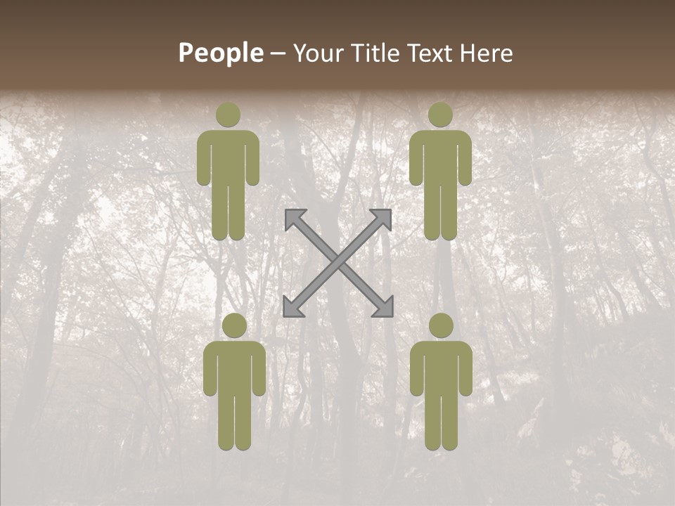 Sepia Country Forest PowerPoint Template