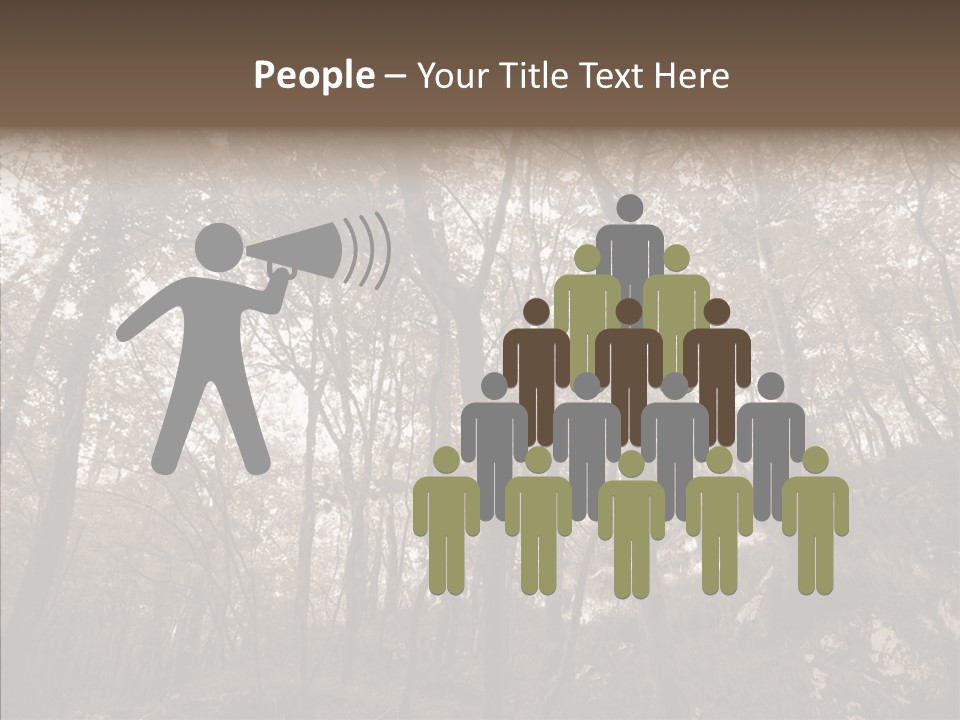 Sepia Country Forest PowerPoint Template