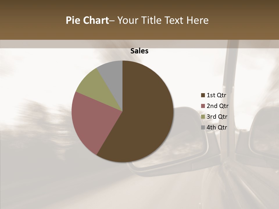 Winding Speed Asphalt PowerPoint Template