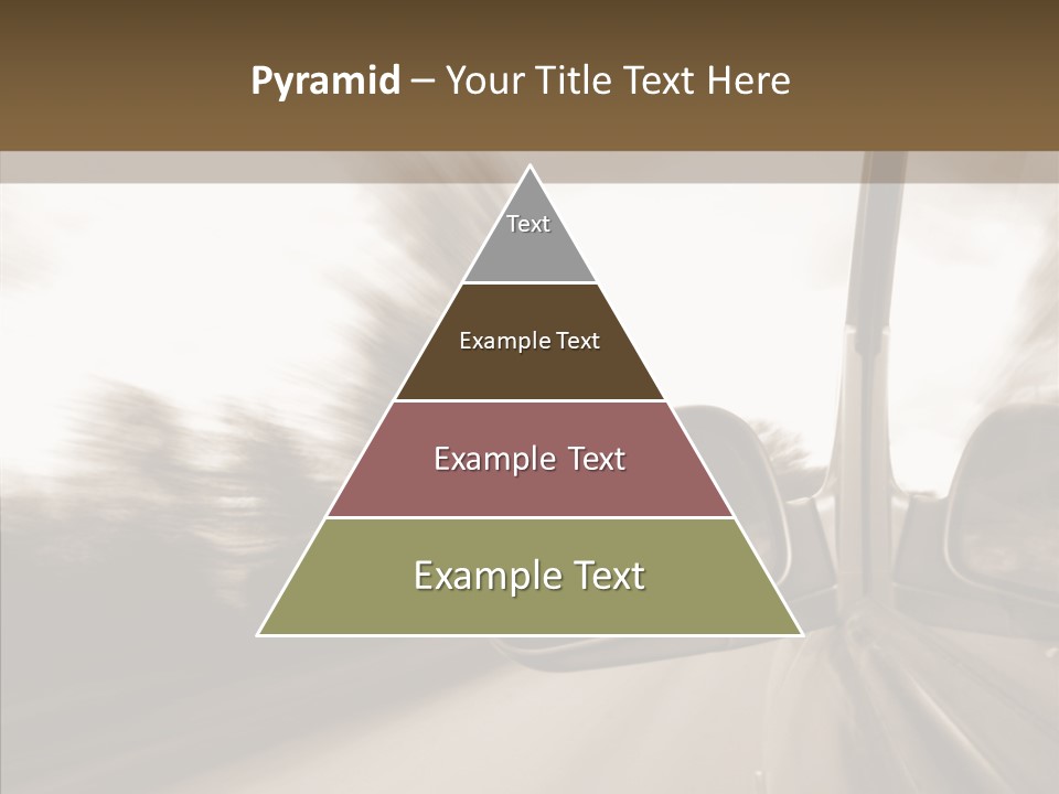 Winding Speed Asphalt PowerPoint Template