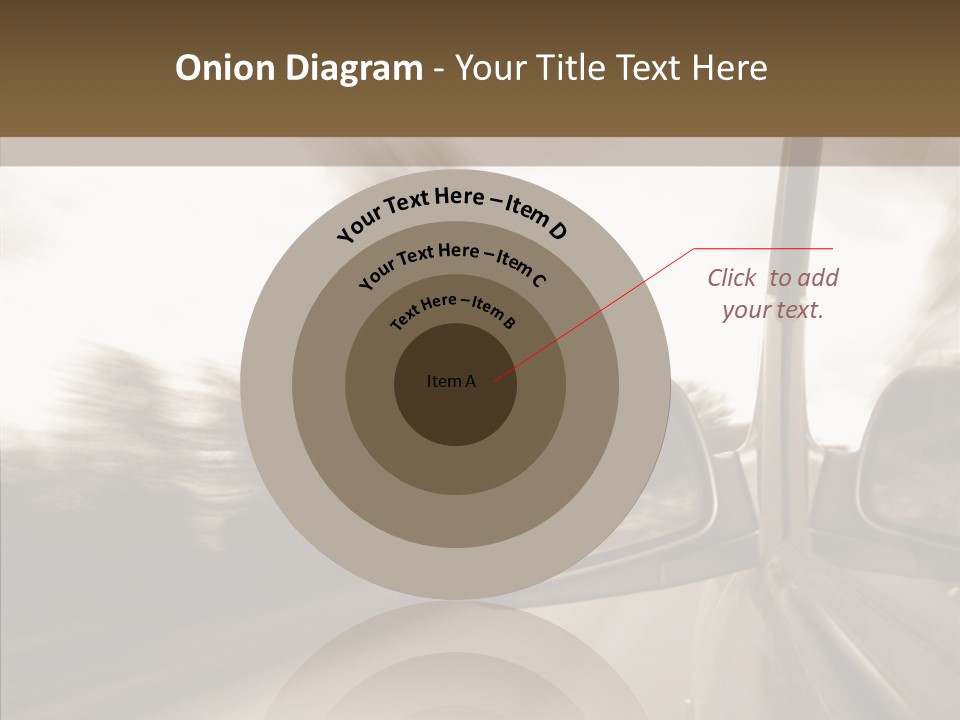 Winding Speed Asphalt PowerPoint Template