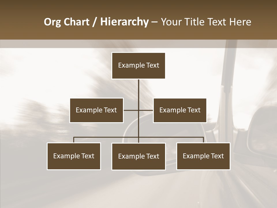 Winding Speed Asphalt PowerPoint Template
