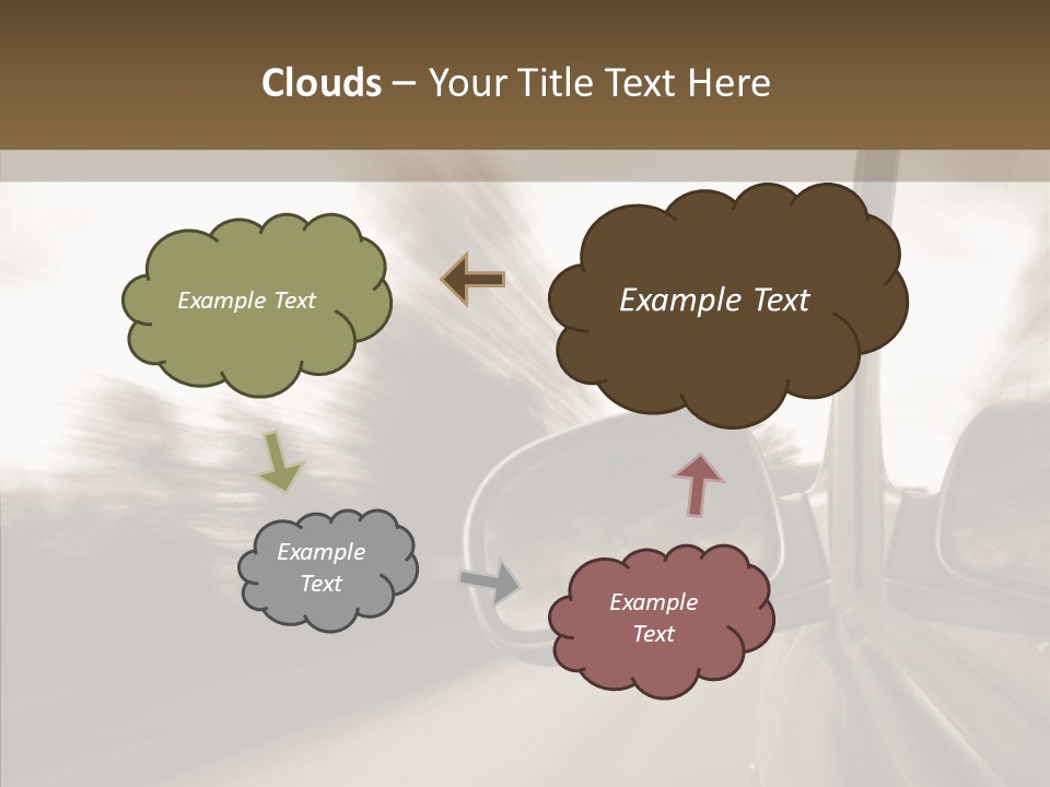 Winding Speed Asphalt PowerPoint Template
