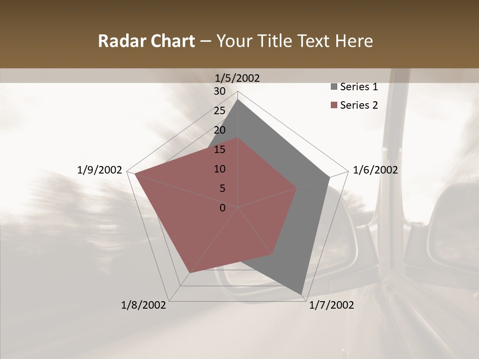 Winding Speed Asphalt PowerPoint Template