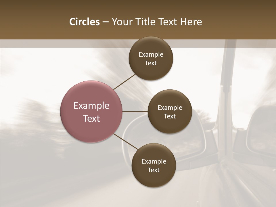 Winding Speed Asphalt PowerPoint Template