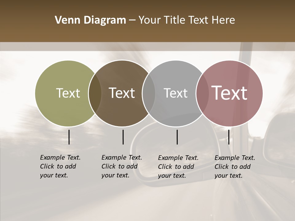 Winding Speed Asphalt PowerPoint Template