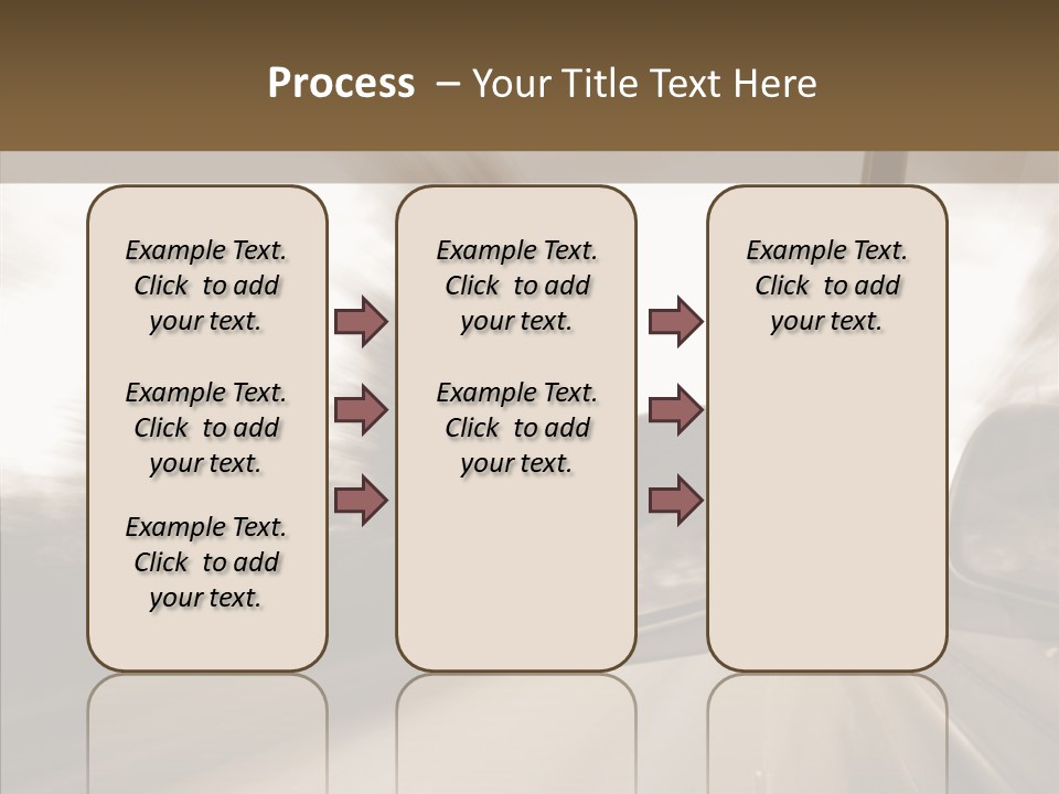 Winding Speed Asphalt PowerPoint Template