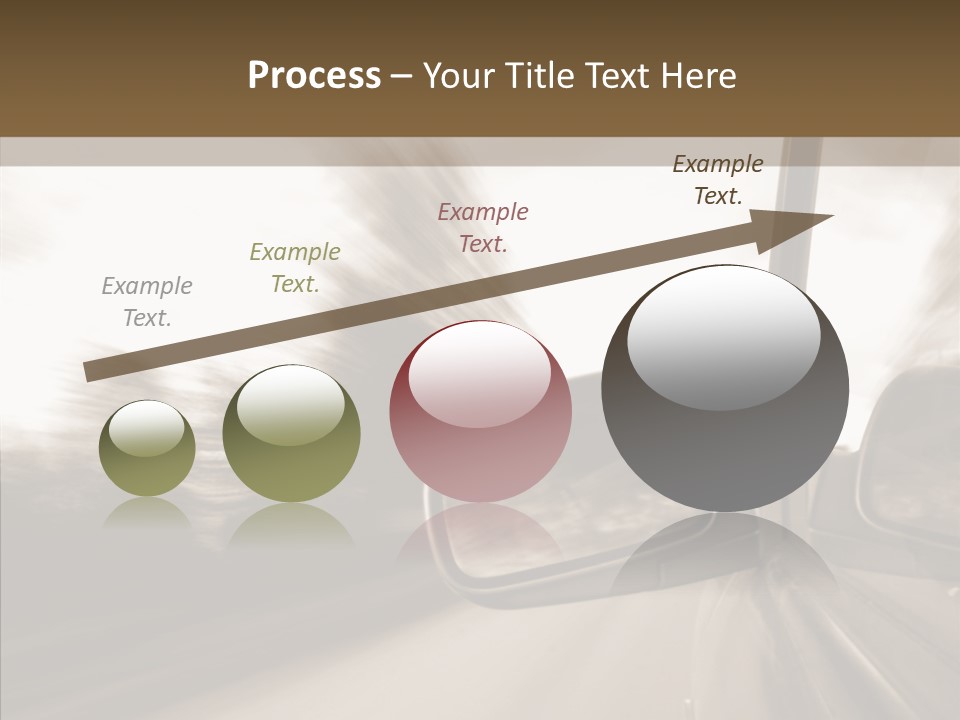 Winding Speed Asphalt PowerPoint Template