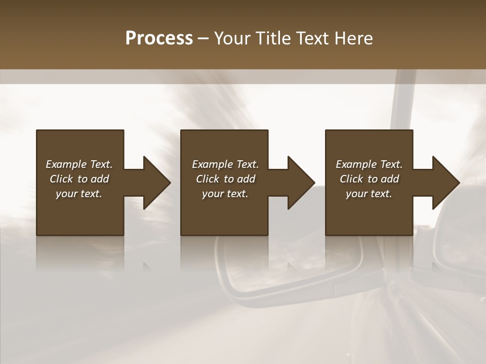 Winding Speed Asphalt PowerPoint Template