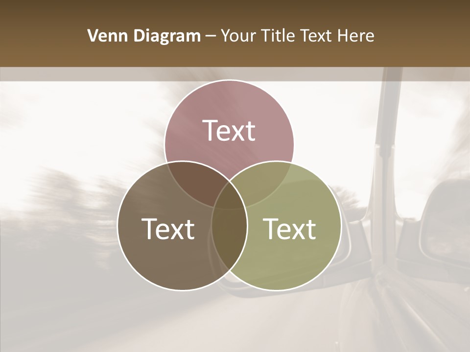 Winding Speed Asphalt PowerPoint Template