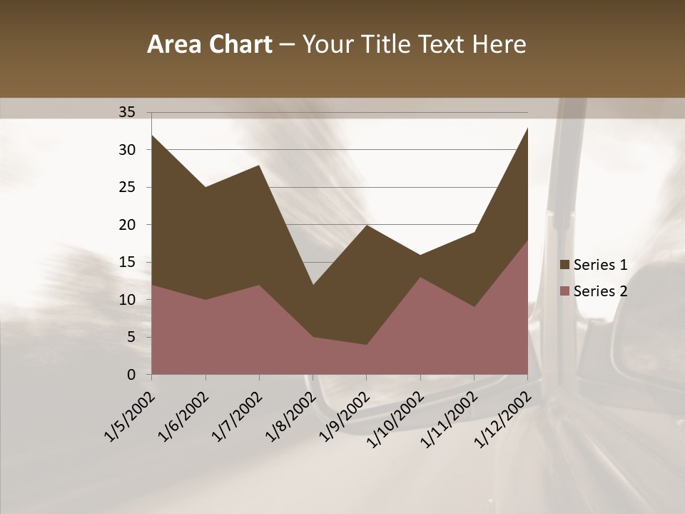 Winding Speed Asphalt PowerPoint Template
