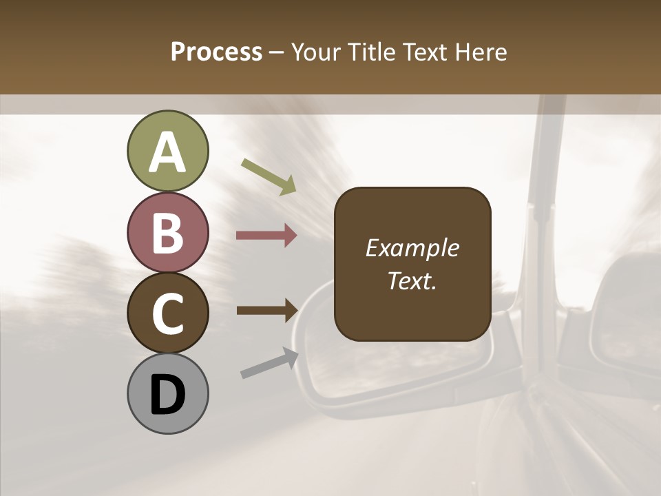 Winding Speed Asphalt PowerPoint Template