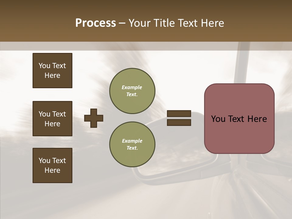 Winding Speed Asphalt PowerPoint Template