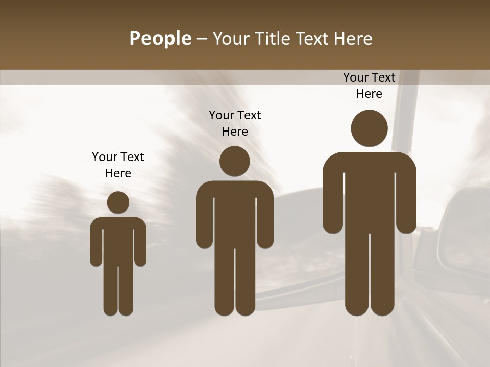 Winding Speed Asphalt PowerPoint Template