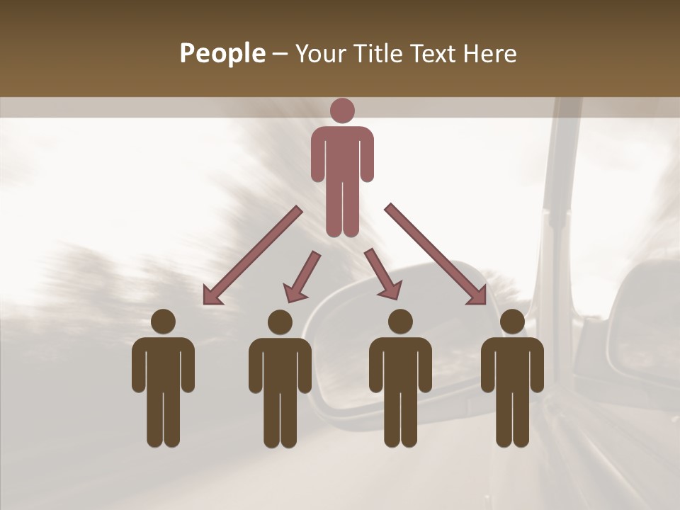 Winding Speed Asphalt PowerPoint Template