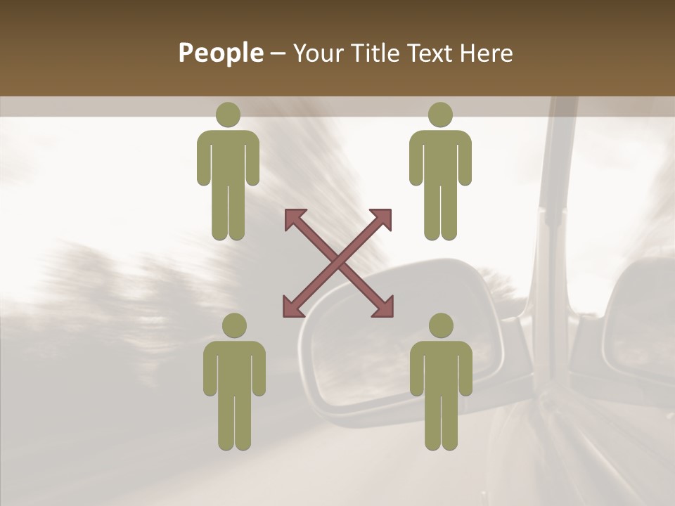 Winding Speed Asphalt PowerPoint Template