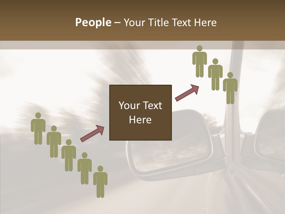 Winding Speed Asphalt PowerPoint Template