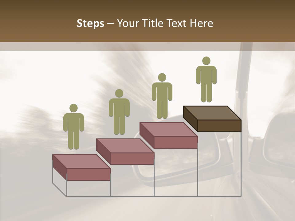 Winding Speed Asphalt PowerPoint Template