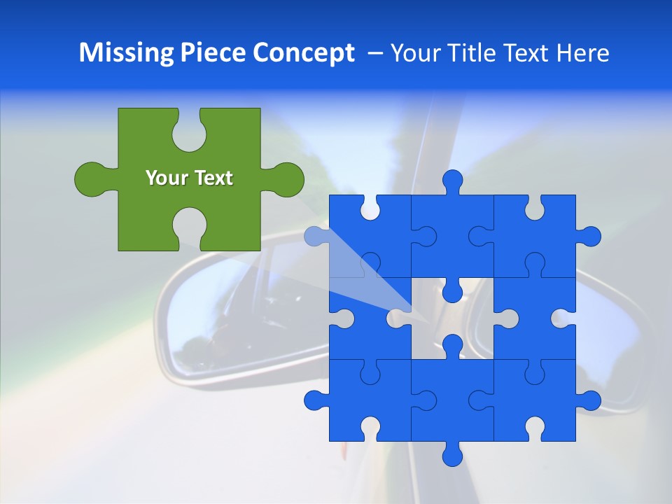 Bright Car Velocity PowerPoint Template