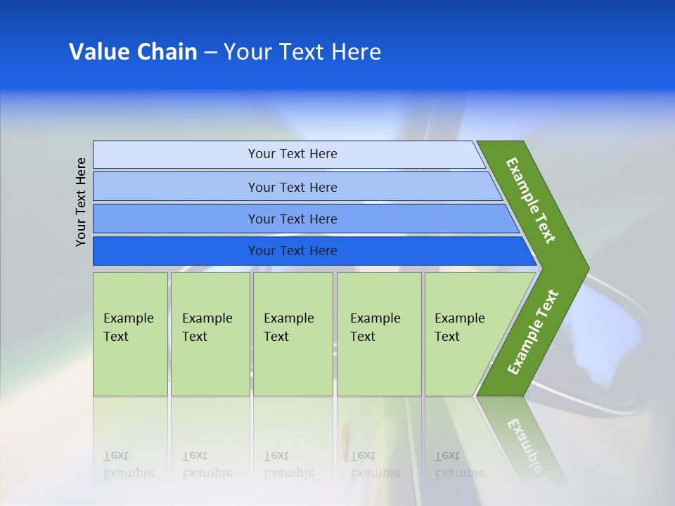 Bright Car Velocity PowerPoint Template