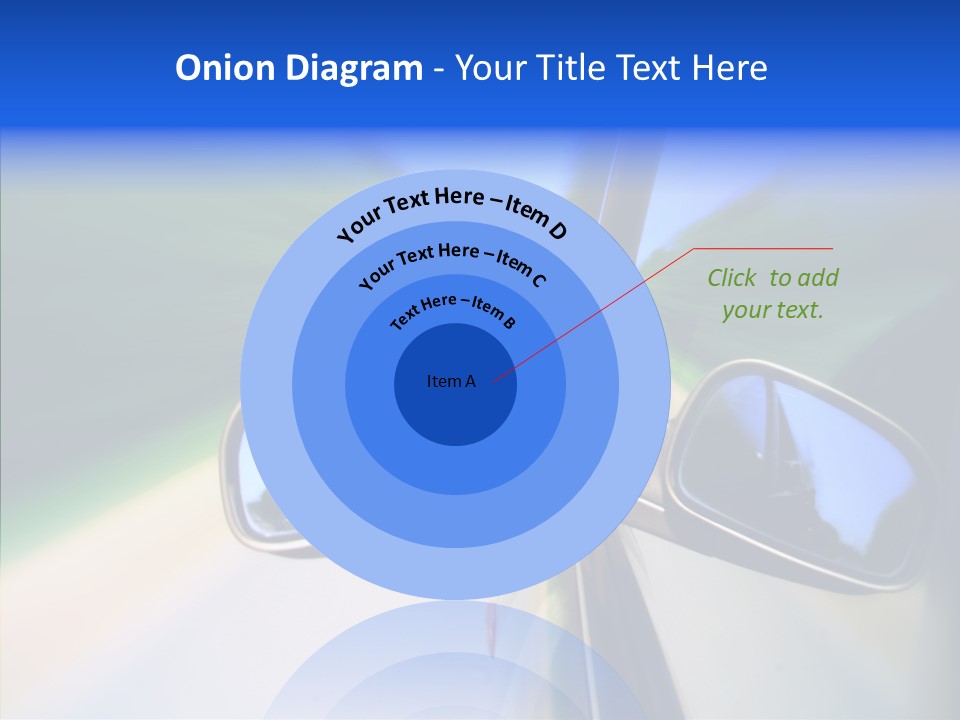 Bright Car Velocity PowerPoint Template