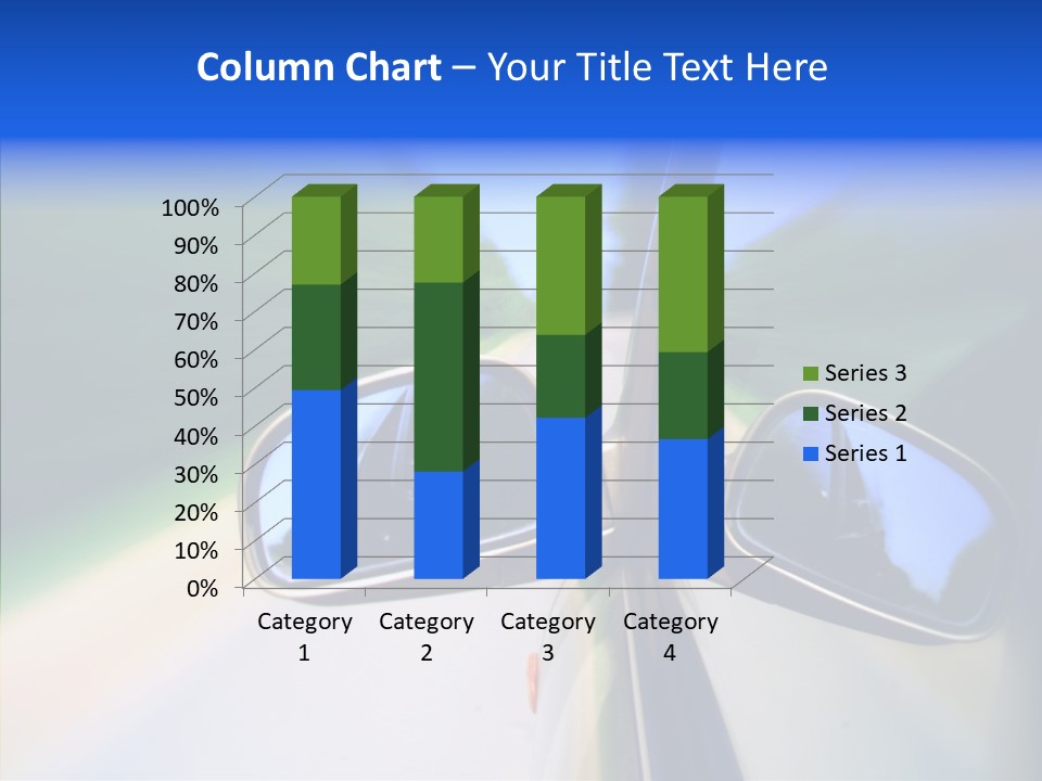 Bright Car Velocity PowerPoint Template