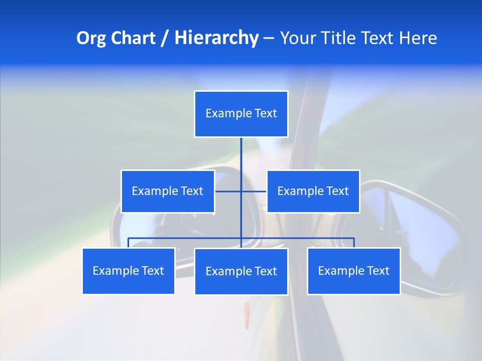Bright Car Velocity PowerPoint Template