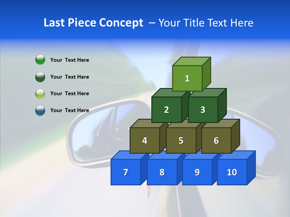 Bright Car Velocity PowerPoint Template