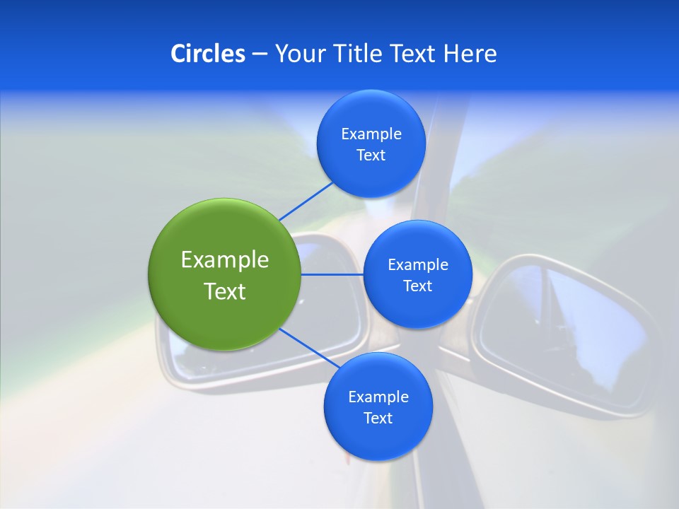 Bright Car Velocity PowerPoint Template