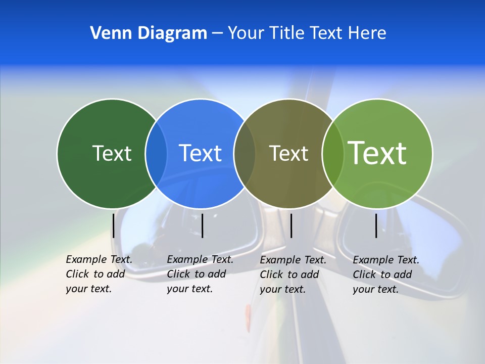 Bright Car Velocity PowerPoint Template
