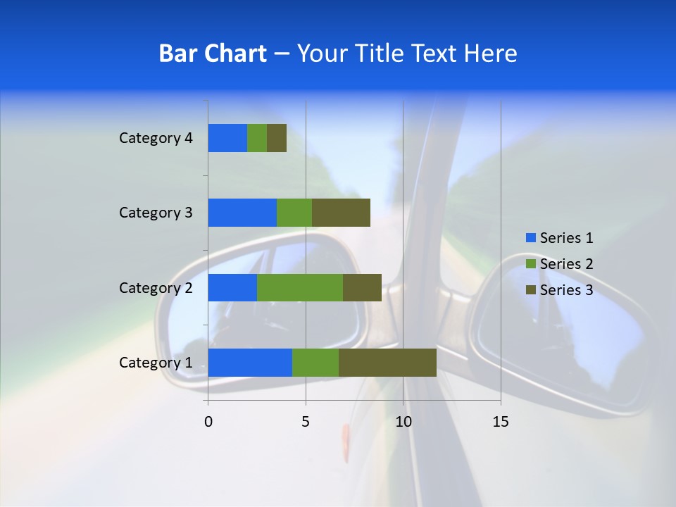 Bright Car Velocity PowerPoint Template