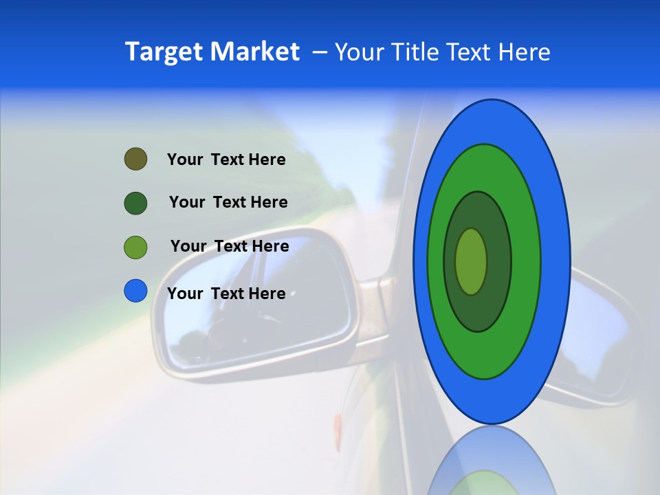 Bright Car Velocity PowerPoint Template