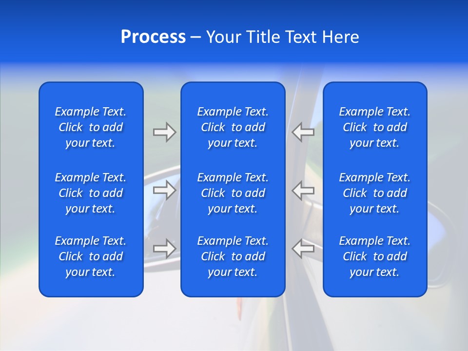 Bright Car Velocity PowerPoint Template