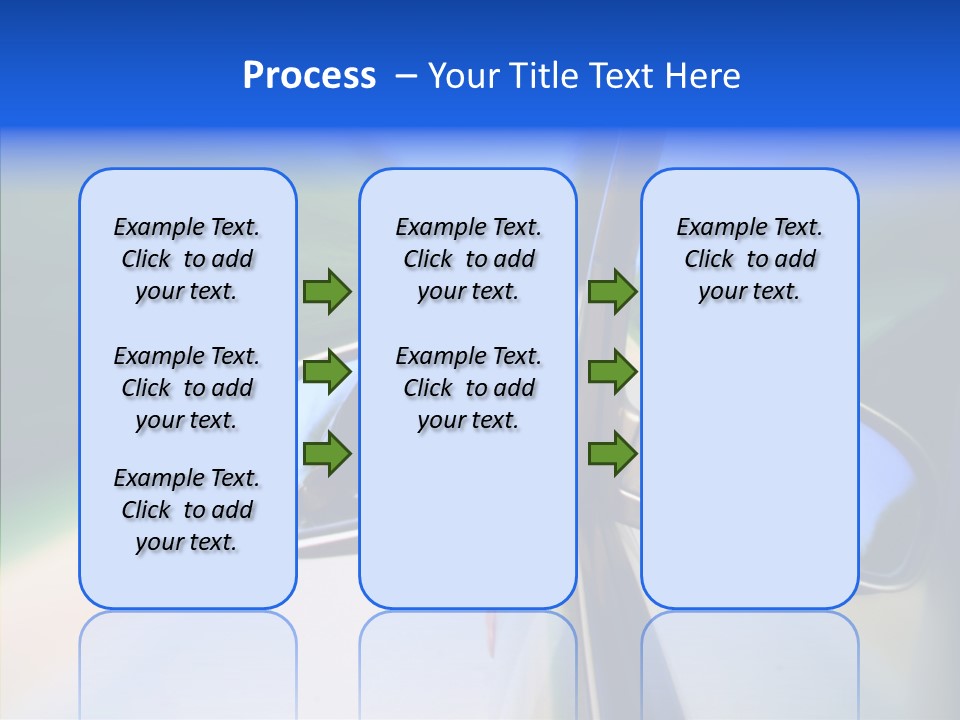 Bright Car Velocity PowerPoint Template