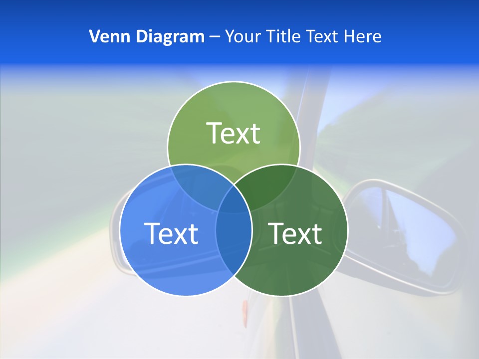 Bright Car Velocity PowerPoint Template