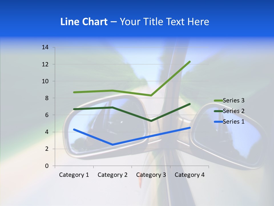 Bright Car Velocity PowerPoint Template