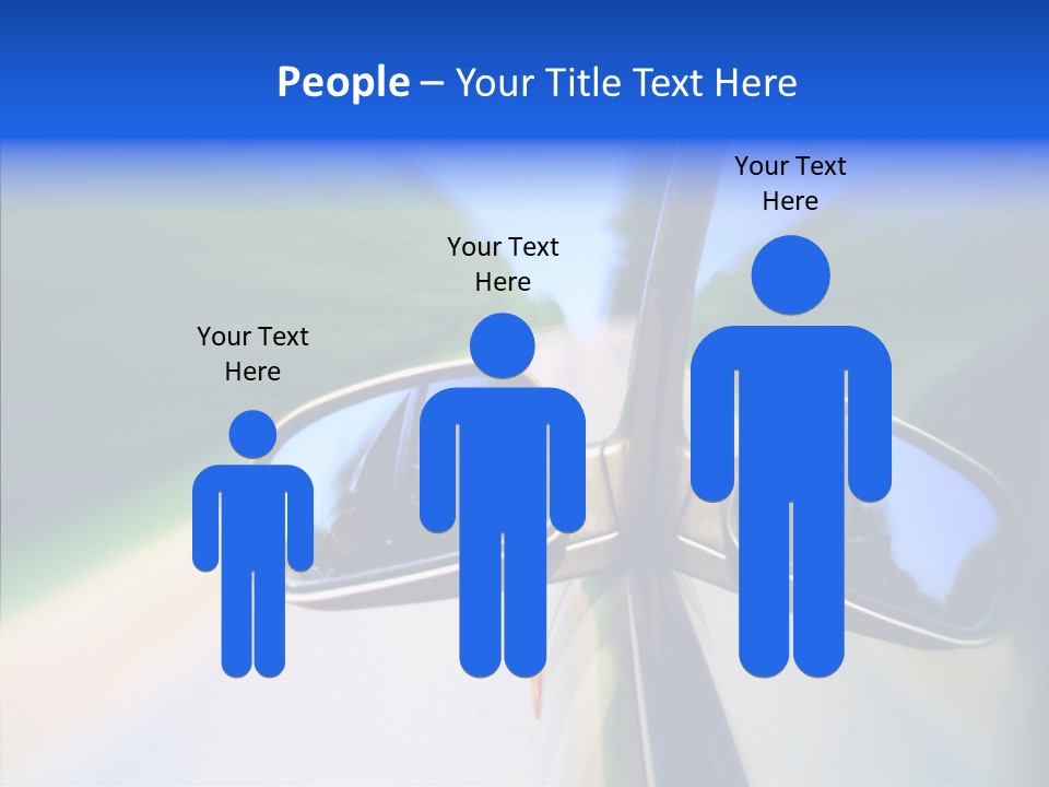 Bright Car Velocity PowerPoint Template