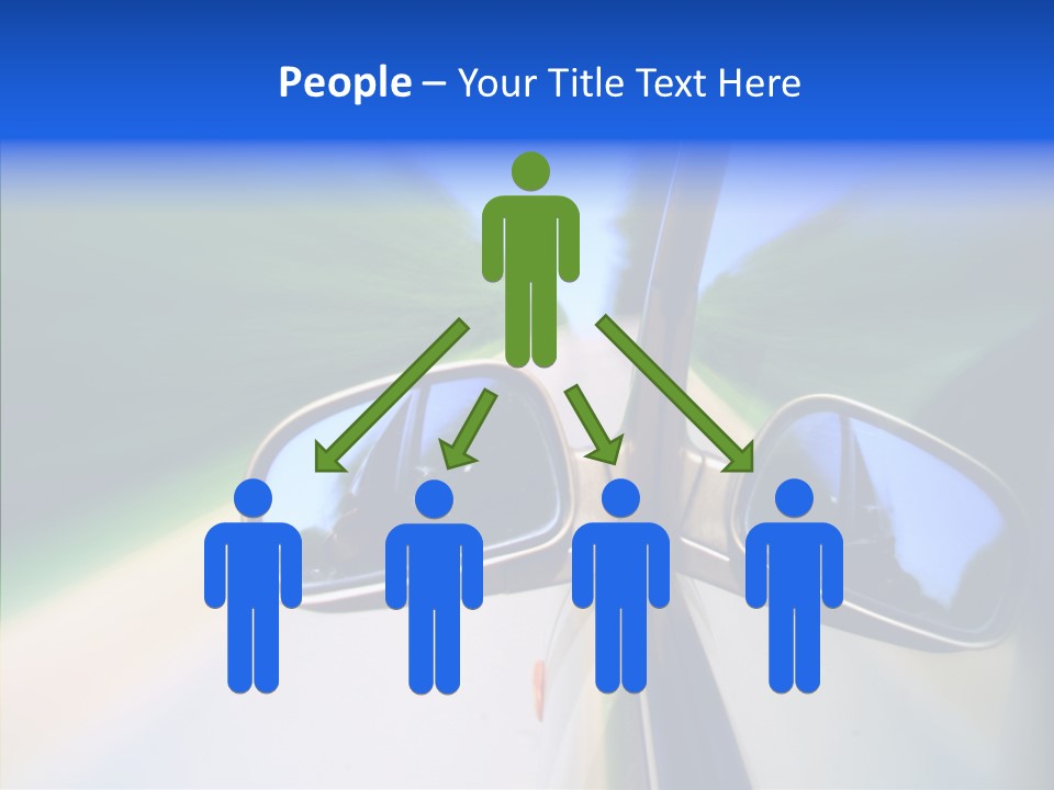 Bright Car Velocity PowerPoint Template