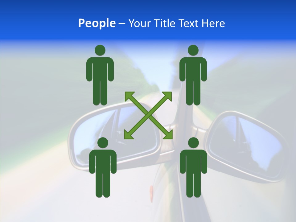 Bright Car Velocity PowerPoint Template