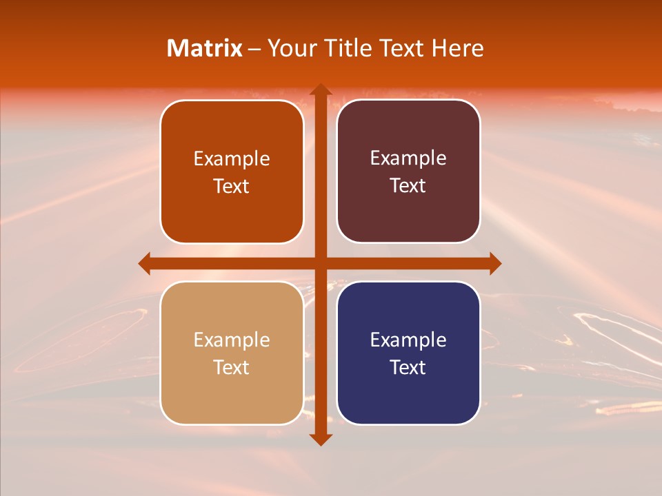Blue Accelerate Outside PowerPoint Template