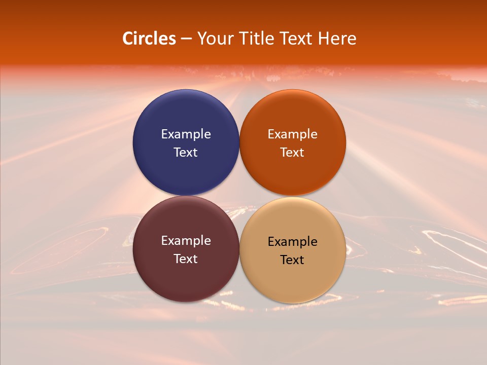 Blue Accelerate Outside PowerPoint Template