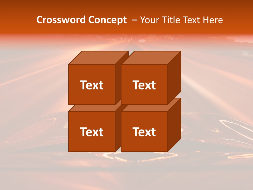 Blue Accelerate Outside PowerPoint Template